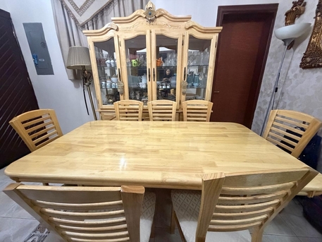 Riyadh, Appliances, SAR 2500,  Full Dining Room Setطاولة سفرة 8 كراسي للبيع 8 Chairs Dinning Table For Sale