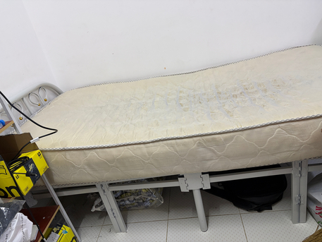 Riyadh, Furniture, SAR 200,  Foldable Bed Available For Sale Spring Mattress And