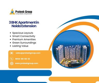 Lucknow, Real Estate, 3 BHK Apartment In Noida Extension