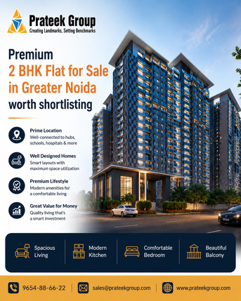 Greater Noida, Real Estate, Premium 2 BHK Flat For Sale In Greater Noida Worth Shortlisting