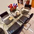 SAR 800,  Elegant Dining Table Six Chair Tempered Glass Table