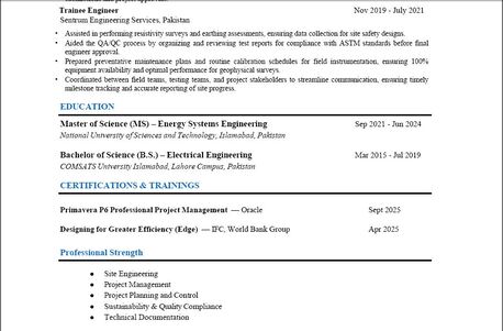 Riyadh, Job Seekers, Job Application - Electrical Engineer