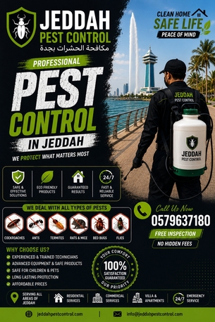 Al Rawdah, Pest Control, 🏆 Pest Control Services In Al Rawdah, Jeddah – Guaranteed Results