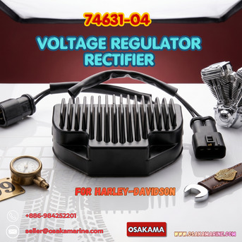 Cali, Auto Parts, COP 99999,  Harley-Davidson Voltage Regulator Rectifier 74631-04