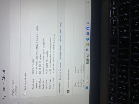 Riyadh, Computers, SAR 1000,  Core I5-11th Generation Ram 16GB With Original Type C Charger