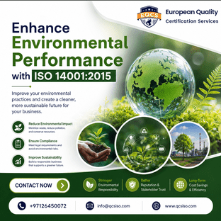 Dubai, Business, ISO 14001: 2015 Certification In Dubai