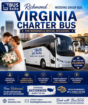 U.S. Virgin Islands, Travel, Richmond  Wedding Group Bus | Virginia Charter Bus Rental
