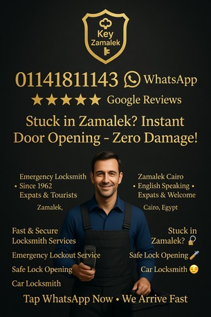 Zamalek, Security, Keyzamalek Locksmith Emergency Cairo 24/7