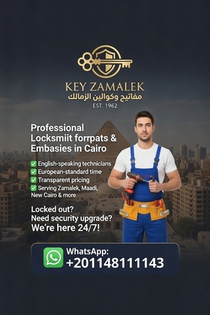 Zamalek, Security, Keyzamalek Locksmith Emergency Cairo 24/7