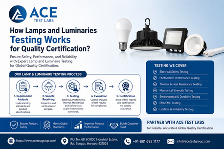 Haryana, Household Items, How Lamps And Luminaries Testing Works For Quality Certification?