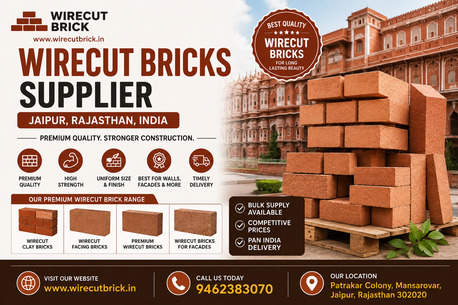 Jaipur, Construction, Wire Cut Bricks Manufacturer Jaipur, Rajasthan, India
