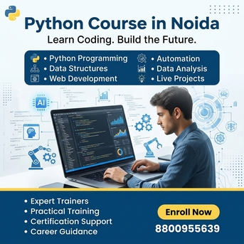 Noida, Education, Python Course In Noida With Practical Programming Training & Certification