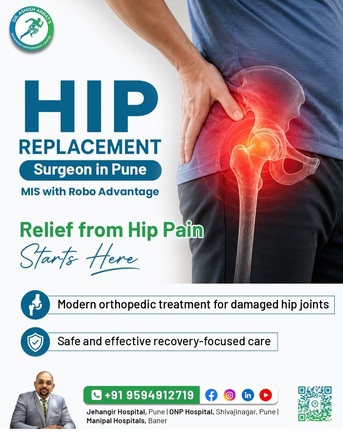Mumbai, Health, Robotic Hip Replacement Doctor In Sangamvadi Pune Maharashtra India -  Dr. Aashish Arbat