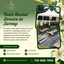 Surrey, Event Planning, Trusted Tents Rental Service In Surrey For Outdoor Gatherings