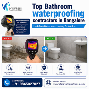 Bangalore, Construction, Top Bathroom Waterproofing Contractors In Bangalore