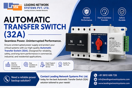 Pune, Air Conditioning, Best Automatic Transfer Switch (32A) By Leading Network Systems Pvt. Ltd