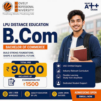 Punjab, Lessons Offered, LPU Distance BCom | Online Bachelor Of Commerce Degree