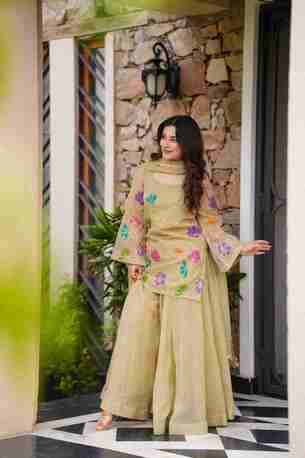Jaipur, Clothing & Accessories, INR 6500,  Buy Idado Kyra Organza Kurta Set Online