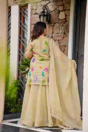 Jaipur, Clothing & Accessories, INR 6500,  Buy Idado Kyra Organza Kurta Set Online