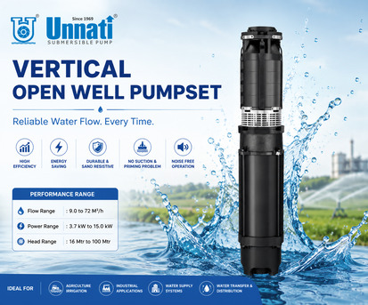 Ahmedabad, Business, Vertical Open Well Pumpset For Agriculture & Industry