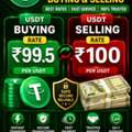 INR 99,  USDT Crypto Buying And Selling Services