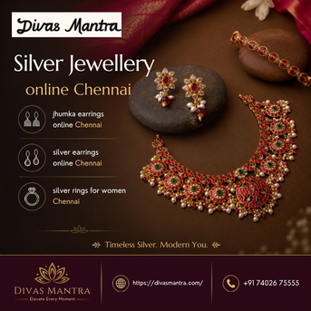 Chennai, Fashion & Design, Silver Jewellery Online Chennai &ndash; Premium Designer Collection At Divas Mantra