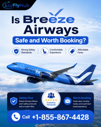 New York, Travel, Is Breeze Airways Safe And Worth Booking +1-855-867-4428