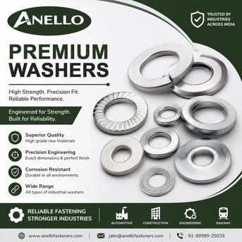Haryana, Industrial Machinery, Industrial Fastening Solutions From The Best Washer Dealers In India
