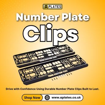 London, Auto Parts, Durable Number Plate Clips For Secure And Easy Installation