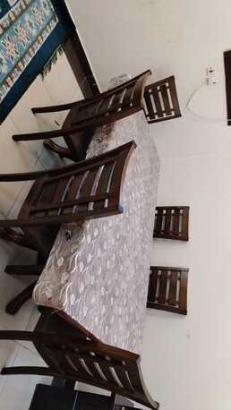 Dammam, Furniture, SAR 250,  DINNING TABLE WITH 6 CHAIRS