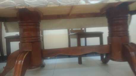 Dammam, Furniture, SAR 250,  DINNING TABLE WITH 6 CHAIRS
