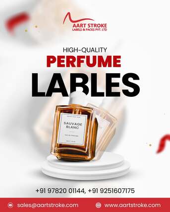 Jaipur, Printing, Perfume Bottle Sticker Printing: Custom Labels That Stick