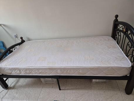East Riffa, Household Items, BHD 12,  Single Bed With Orthopedic Mattress And Cabinet