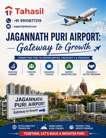 Bhubaneswar, Real Estate, Jagannath Puri Airport To Boost Puri Real Estate Market And Property Investment Opportunit