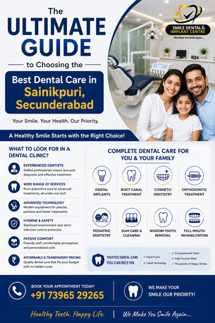 Hyderabad, Dental, Best Dental Clinic In Sainikpuri, Secunderabad
