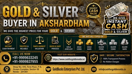 Noida, Financial, Why Choose Sell Silver In Akshardham?
