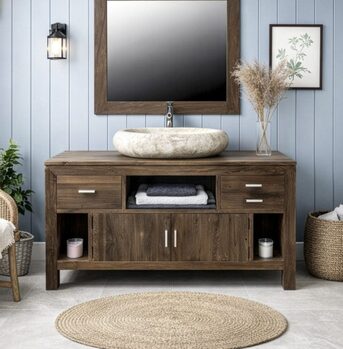 London, Interior Design, Looking For A Stylish Wooden Vanity Unit For Your Bathroom?