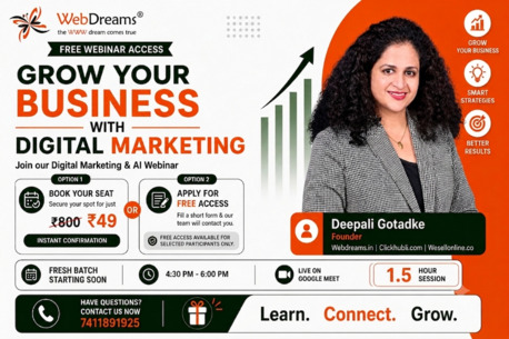 Bangalore, Tickets, INR 1,  🚀 Grow Your Business With Digital Marketing & AI