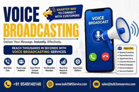 Gurugram, Business, Reach Thousands Instantly With Professional Voice Broadcasting Services