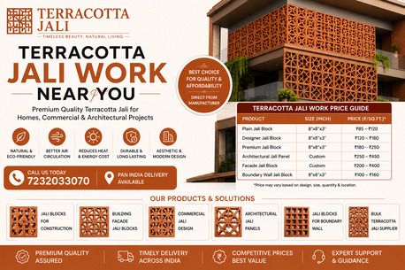 Jaipur, Construction, Terracotta Jali Manufacturers Near Me