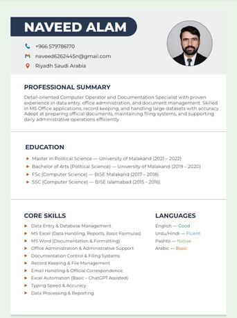 Riyadh, Job Seekers, Document Controller