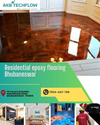 Bhubaneswar, Construction, Residential Epoxy Flooring Bhubaneswar