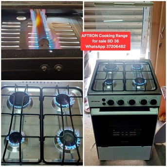 Manama, Appliances, BHD 36,  ✅️ AFTRON 4 Burner Cooking Range For Sale In Good Condition With Delivery