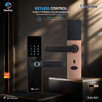 Doha, Electronics, QAR 620,  Secuview Smart Home Door Lock With Remote Control