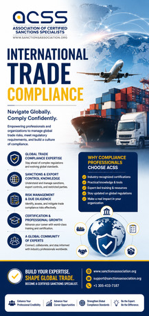 Miami, Education, International Trade Compliance Training | Sanction Association