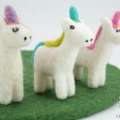 USD 77,  Tiny Felt Animals | Handmade Felt Animal Collection