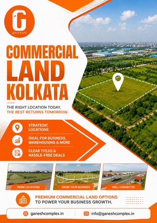 Kolkata, Real Estate, Buy Commercial Land Kolkata For Business Growth