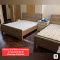 BHD 45,  ✅️ 2 Queen Size Bed With Mattress  For Sale In Good Condition With Delivery