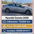 SAR 50000,  Hyundai Sonata,  2020,  Automatic,  79 KM,  For Sale