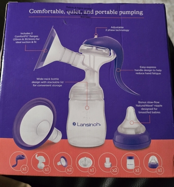 Khobar, Baby & Kid Stuff, SAR 150,  Lansinoh Manual Pump (Sealed, Unopened)